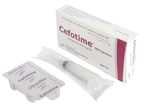 Picture of Cefotime 500mg IM/IV